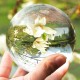 100mm Clear Round Glass Artificial Natural Quartz Magic Healing Crystal Ball Decorations