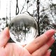 100mm Clear Round Glass Artificial Natural Quartz Magic Healing Crystal Ball Decorations