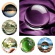 100mm Clear Round Glass Artificial Natural Quartz Magic Healing Crystal Ball Decorations