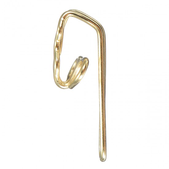 100pcs Gold/Silver Curtain Hooks Metal 28mm for Pencil Pleat Tapes Curtains Hook 100pcs Gold/Silver Curtain Hooks Metal 28mm for Pencil Pleat Tapes Curtains Hook