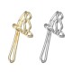 100pcs Gold/Silver Curtain Hooks Metal 28mm for Pencil Pleat Tapes Curtains Hook