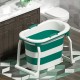 102x23.5x68cm Folding Bathtub Portable Seated Shower Barrel Bath Tub for Adult Baby