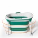 102x23.5x68cm Folding Bathtub Portable Seated Shower Barrel Bath Tub for Adult Baby