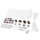 107Pcs/Set Pendant Trays Set DIY Jewelry Bezel Making Crystal Bracelet Pendant Silicone Resin Mould Jewelry Casting Molds Kit Vintage Base 107Pcs/Set Pendant Trays Set DIY Jewelry Bezel Making Crystal Bracelet Pendant Silicone Resin Mould Jewelry Casting Molds Kit Vintage Base