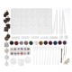 107Pcs/Set Pendant Trays Set DIY Jewelry Bezel Making Crystal Bracelet Pendant Silicone Resin Mould Jewelry Casting Molds Kit Vintage Base 107Pcs/Set Pendant Trays Set DIY Jewelry Bezel Making Crystal Bracelet Pendant Silicone Resin Mould Jewelry Casting Molds Kit Vintage Base