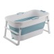 107x59x53cm Folding Bathtub Portable Bathroom Large Capacity Soaking PVC Tub SPA Tub