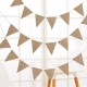 10M 48 Flags Party Banner Flag Jute Hessian Burlap Bunting Wedding Decorations 10M 48 Flags Party Banner Flag Jute Hessian Burlap Bunting Wedding Decorations