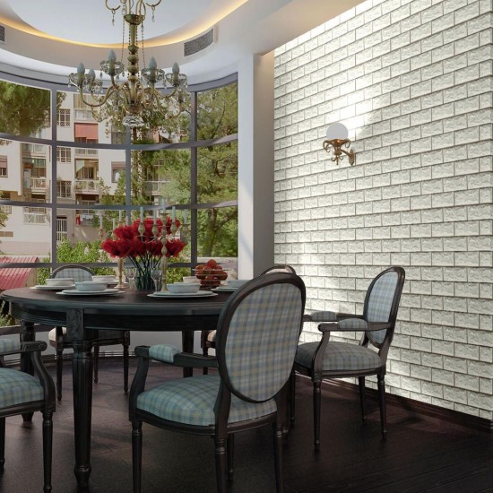 10M Wall Paper Brick Stone Rustic Effect Self-adhesive Wall Stickers Home Decor 10M Wall Paper Brick Stone Rustic Effect Self-adhesive Wall Stickers Home Decor