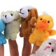 10PCS Cute Cartoon Biological Animal Finger Puppet Plush Toys Child Baby Favor Dolls Finger Puppets