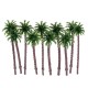 10PCS Mini Artificial Trees Coconut Tree Plant Home Office Party Decorations Gift PVC