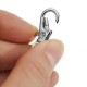 10Pcs 32mm Silver Zinc Alloy Swivel Lobster Claw Clasp with 8.5mm Round Ring 10Pcs 32mm Silver Zinc Alloy Swivel Lobster Claw Clasp with 8.5mm Round Ring
