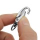 10Pcs 37.5mm Silver Zinc Alloy Oval Swivel Spring Snap Hook Trigger Clip with 8.5mm Round Ring