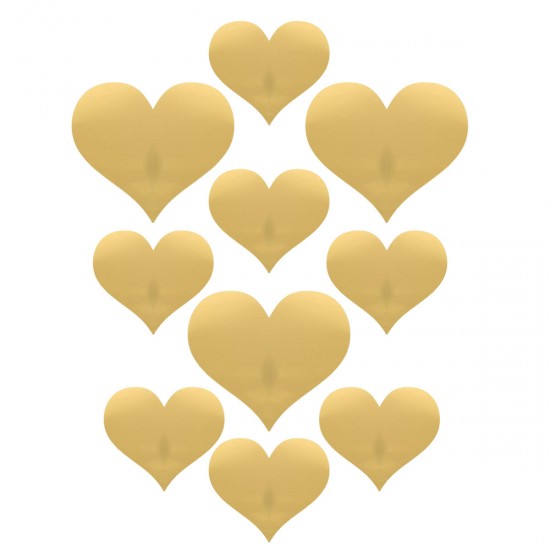 10Pcs 3D Mirror Decals Love Heart Art Mural Wall Sticker DIY Home Room Decor 10Pcs 3D Mirror Decals Love Heart Art Mural Wall Sticker DIY Home Room Decor