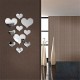 10Pcs 3D Mirror Decals Love Heart Art Mural Wall Sticker DIY Home Room Decor 10Pcs 3D Mirror Decals Love Heart Art Mural Wall Sticker DIY Home Room Decor