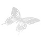 10Pcs 3D Stainless Butterfly Wall Stickers Silver Mirror Decals Mural Home Decorations