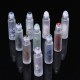 10Pcs Frosted Glass Crystals Essential Oil Gemstone Roller Ball Chip Inside Bottle 10ml