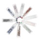 10Pcs Frosted Glass Crystals Essential Oil Gemstone Roller Ball Chip Inside Bottle 10ml 10Pcs Frosted Glass Crystals Essential Oil Gemstone Roller Ball Chip Inside Bottle 10ml