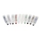 10Pcs Frosted Glass Crystals Essential Oil Gemstone Roller Ball Chip Inside Bottle 10ml