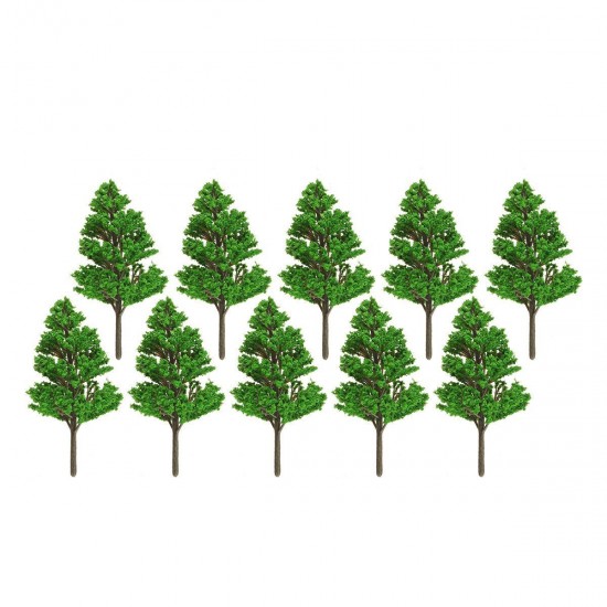 10Pcs Mini Artificial Plant Trees Poplar 3-14cm Home Office Party Decorations