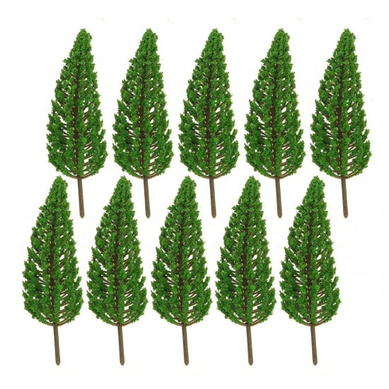 10Pcs Mini Artificial Trees Pine 3.5cm/6.5cm/9.5cm/13cm Home Office Party Decorations