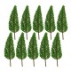 10Pcs Mini Artificial Trees Pine 3.5cm/6.5cm/9.5cm/13cm Home Office Party Decorations