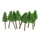 10Pcs Mini Artificial Trees Pine 3.5cm/6.5cm/9.5cm/13cm Home Office Party Decorations