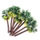 10Pcs Mini Artificial Trees Yellow Leaf Coconut Tree Home Office Party Decorations 10Pcs Mini Artificial Trees Yellow Leaf Coconut Tree Home Office Party Decorations