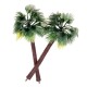 10Pcs Mini Artificial Trees Yellow Leaf Coconut Tree Home Office Party Decorations 10Pcs Mini Artificial Trees Yellow Leaf Coconut Tree Home Office Party Decorations