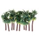 10Pcs Mini Artificial Trees Yellow Leaf Coconut Tree Home Office Party Decorations 10Pcs Mini Artificial Trees Yellow Leaf Coconut Tree Home Office Party Decorations