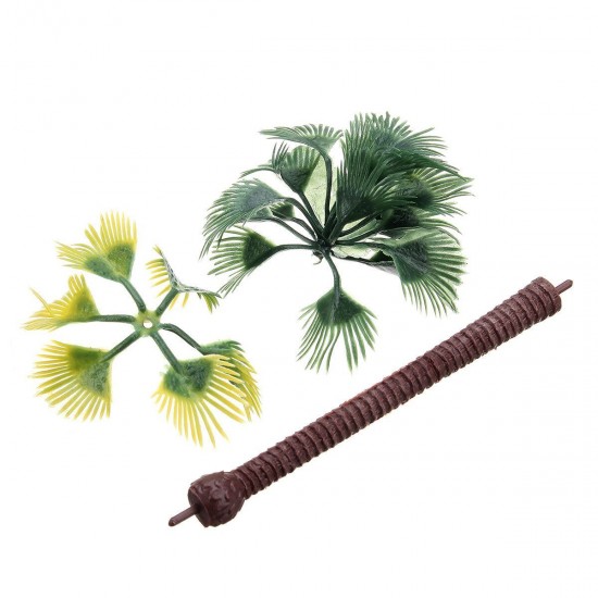 10Pcs Mini Artificial Trees Yellow Leaf Coconut Tree Home Office Party Decorations 10Pcs Mini Artificial Trees Yellow Leaf Coconut Tree Home Office Party Decorations