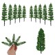 10Pcs Miniature Pine Trees Model Train Garden Park Wargame Scenery Layout Diorama Decorations 10Pcs Miniature Pine Trees Model Train Garden Park Wargame Scenery Layout Diorama Decorations