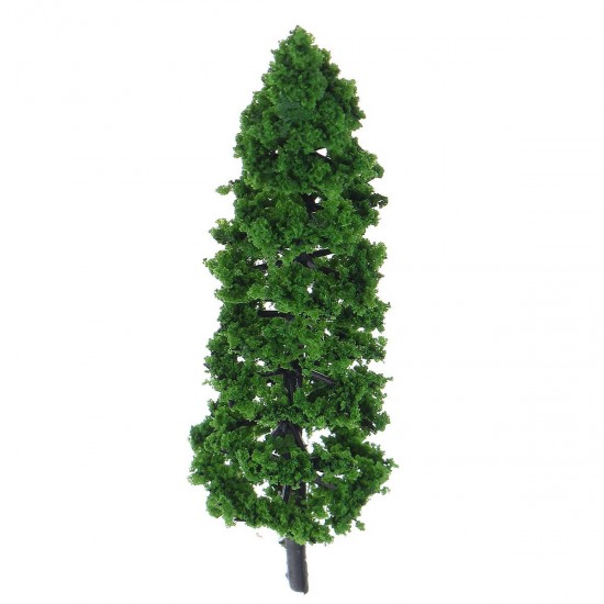 10Pcs Miniature Pine Trees Model Train Garden Park Wargame Scenery Layout Diorama Decorations