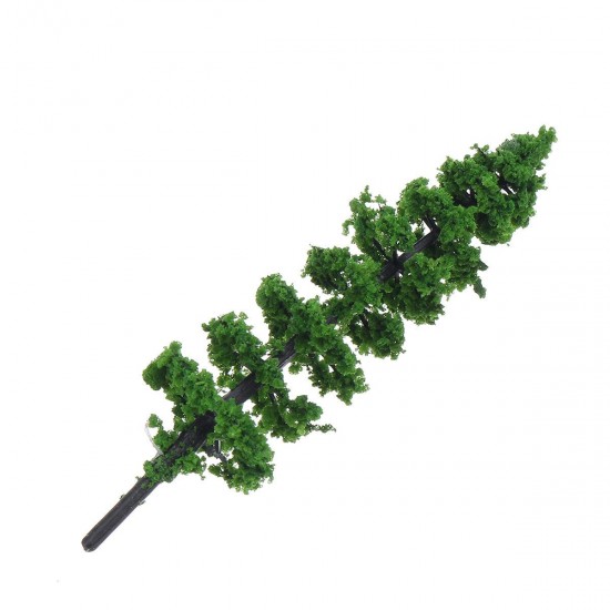 10Pcs Miniature Pine Trees Model Train Garden Park Wargame Scenery Layout Diorama Decorations