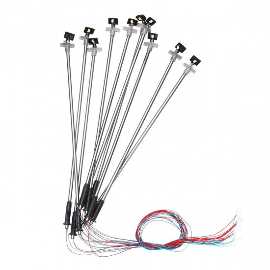 10Pcs Model Elevated Stadium Street Light Lamppost Lamp w/ 1 Head Bulb 1:100 Scale 10Pcs Model Elevated Stadium Street Light Lamppost Lamp w/ 1 Head Bulb 1:100 Scale