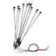 10Pcs Model Elevated Stadium Street Light Lamppost Lamp w/ 1 Head Bulb 1:100 Scale 10Pcs Model Elevated Stadium Street Light Lamppost Lamp w/ 1 Head Bulb 1:100 Scale