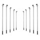 10Pcs Model Elevated Stadium Street Light Lamppost Lamp w/ 1 Head Bulb 1:100 Scale 10Pcs Model Elevated Stadium Street Light Lamppost Lamp w/ 1 Head Bulb 1:100 Scale