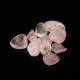 10Pcs Rose Quartz Tumblestones Crystals Stone Polished Healing Specimen Decorations