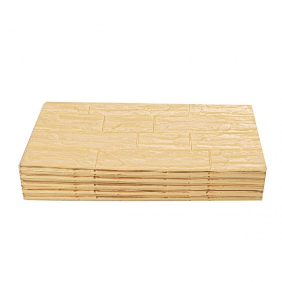 10Pcs Set 3D Brick Wall Stickers Panels Self-Adhesive Decals Bedroom Home Decoration 10Pcs Set 3D Brick Wall Stickers Panels Self-Adhesive Decals Bedroom Home Decoration