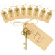 10Pcs Skeleton Key Bottle Opener With Lable Card Birthday Party Wedding Favors Gift