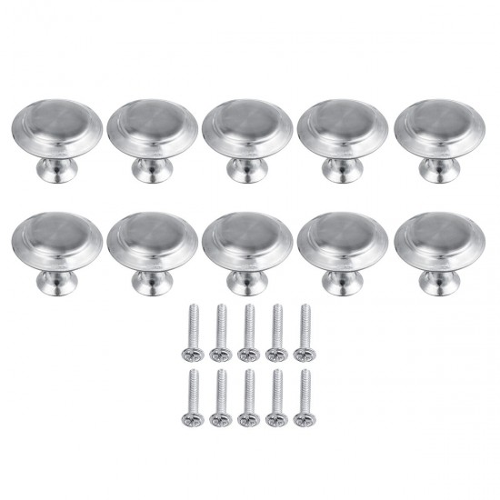 10Pcs Stainless Steel Door Knobs Wardrobe Cupboard Cabinet Kitchen Handle Pulls 10Pcs Stainless Steel Door Knobs Wardrobe Cupboard Cabinet Kitchen Handle Pulls
