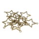 10Pcs Star Metal Frame Open Bezel Setting Blank Pendant for Resin Jewelry Making