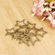 10Pcs Star Metal Frame Open Bezel Setting Blank Pendant for Resin Jewelry Making