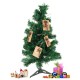 10Pcs Xmas Tree Ornaments Santa Magic Key Blank Tag Christmas Party Hanging Decorations