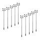 10Pcs/Set 1: 100 Model Railroad Train LED Street Light HO Scale Lamps Post 3 Heads Street Light 10Pcs/Set 1: 100 Model Railroad Train LED Street Light HO Scale Lamps Post 3 Heads Street Light