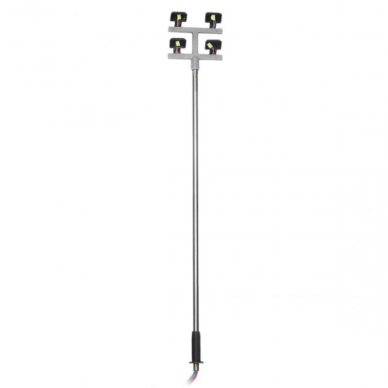 10Pcs/Set 1: 100 Model Railroad Train LED Street Light HO Scale Lamps Post 3 Heads Street Light 10Pcs/Set 1: 100 Model Railroad Train LED Street Light HO Scale Lamps Post 3 Heads Street Light