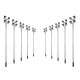 10Pcs/Set 1: 100 Model Railroad Train LED Street Light HO Scale Lamps Post 3 Heads Street Light 10Pcs/Set 1: 100 Model Railroad Train LED Street Light HO Scale Lamps Post 3 Heads Street Light