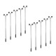 10Pcs/Set 3V Model Railway Train HO Scale Lamps Post 1:100 Street Light Dual Heads 10Pcs/Set 3V Model Railway Train HO Scale Lamps Post 1:100 Street Light Dual Heads