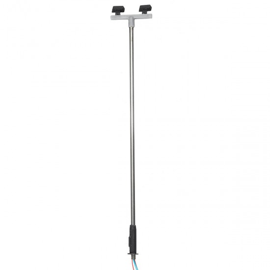 10Pcs/Set 3V Model Railway Train HO Scale Lamps Post 1:100 Street Light Dual Heads 10Pcs/Set 3V Model Railway Train HO Scale Lamps Post 1:100 Street Light Dual Heads