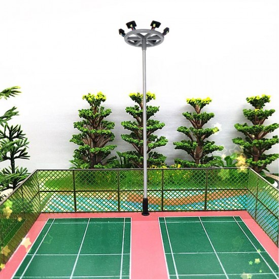 10Pcs/Set 6 LED Lights 1:100 Scale Streets Lamp 3V Lamppost Model Street Light 10Pcs/Set 6 LED Lights 1:100 Scale Streets Lamp 3V Lamppost Model Street Light