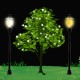 10Pcs/Set HO Scale 1:100 6V Model Garden Railway Train Lamp Post Street Light 10Pcs/Set HO Scale 1:100 6V Model Garden Railway Train Lamp Post Street Light
